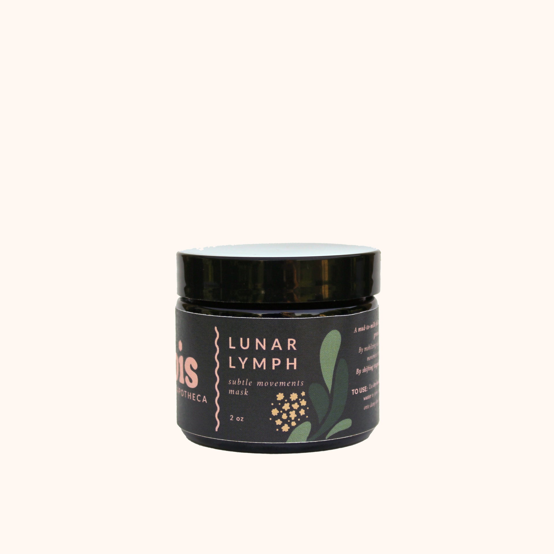 Lunar Lymph Herbal Clarifying Face Mask ✿ for Acne, Pores & Lymphatic Support