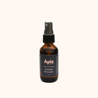 Spray Bottle of Apis Apotheca Organic Bulgarian Essential Rose Water Facial Mist ✿ for Hydration, Glow & Skin Soothing. Reusable, recyclable and refillable skincare ritual routine.